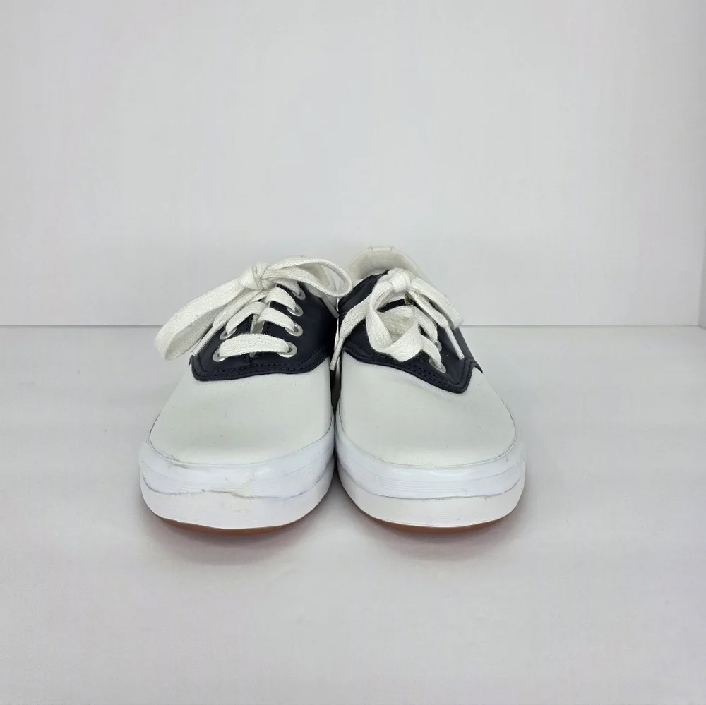 Keds Kid's School Days II Lace-up Saddle Shoe Uniform Oxford Leather Size 12.5M